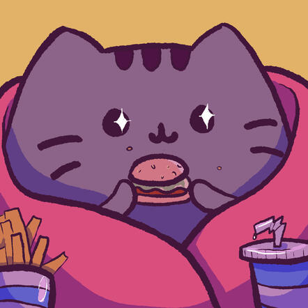 Burger Cat
